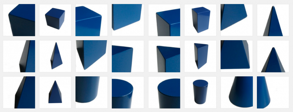 Muchos sólidos geométricos